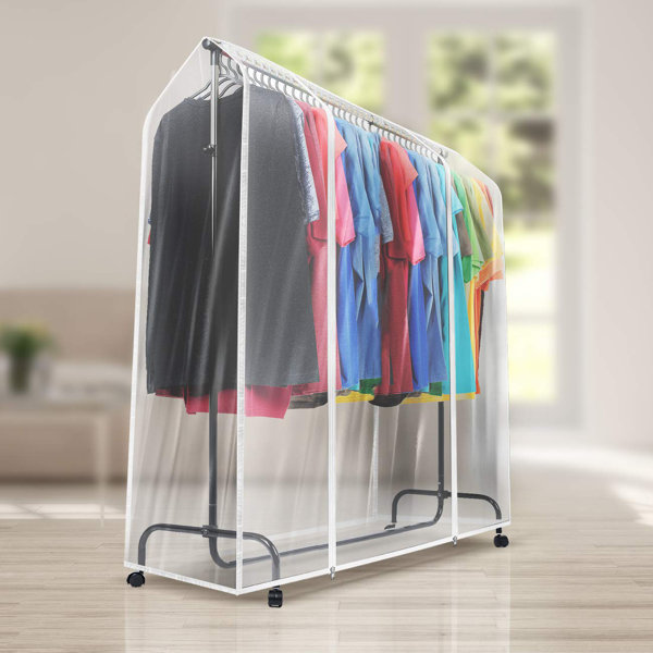 Enclosed garment 2024 rack